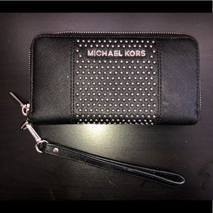 MICHAEL michael kors wallet with wrist strap